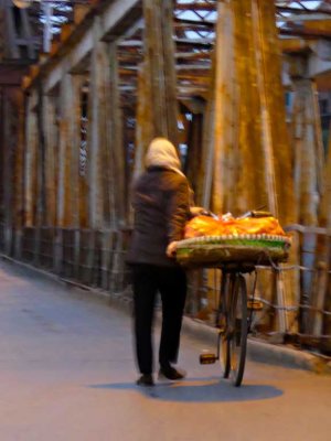 Trader with stock from the wholesale market