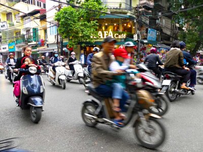 Chaotic Traffic in Hanoi