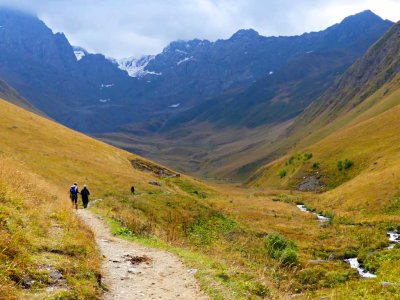 Hiking near Village Juta