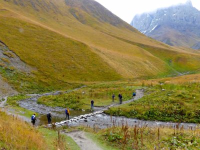 Hiking near Village Juta