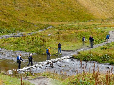 Hiking near Village Juta