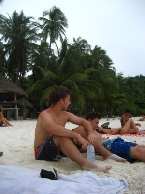 J and H on another beach.... Railey