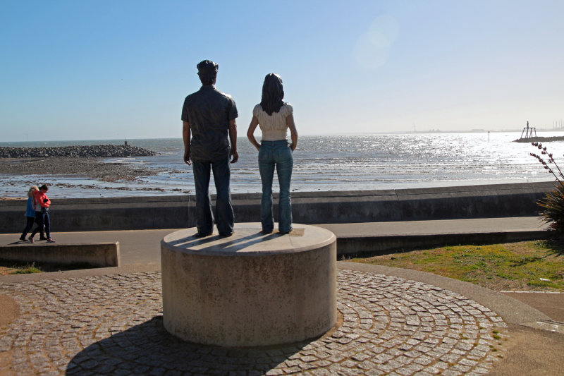 The couple at Newbiggin