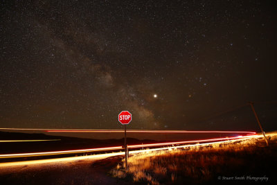 Milky Way and car trails not star trails.jpg