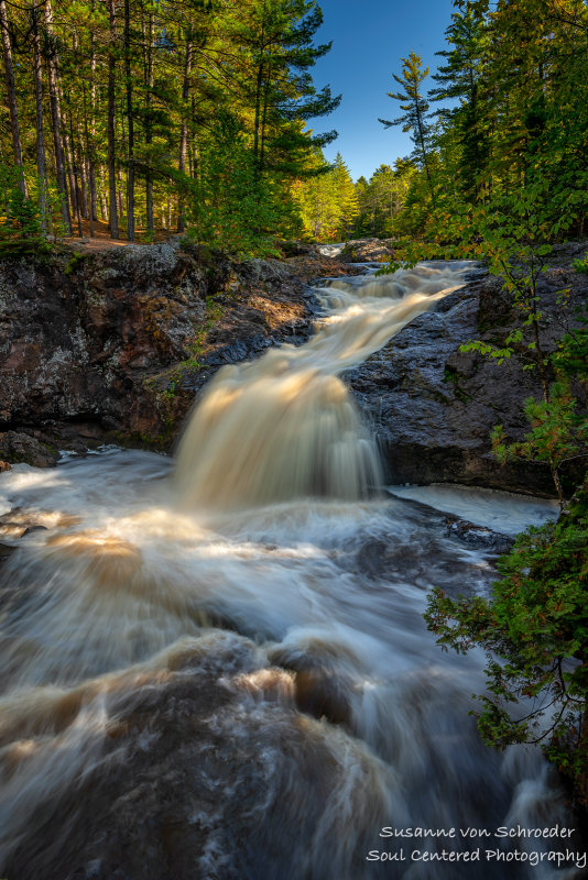 At Amnicon Falls State park, Wisconsin