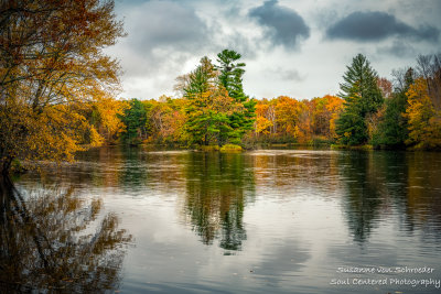 Late fall scene, Flambeau River