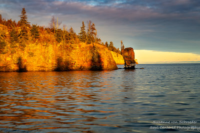 The Sea Stack at Tettegouche State Park