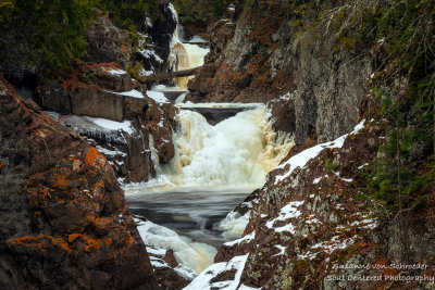 The Cascade River with ice 2