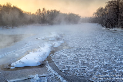 Chippewa River, at -18F, 3