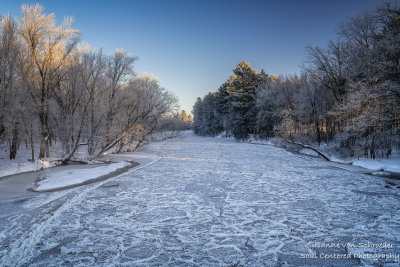 Chippewa River at sunrise, at -18F 4