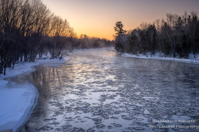 Dawn at the Chippewa river, Wisconsin