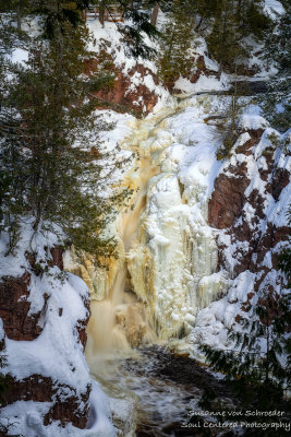 Brownstone Falls with ice