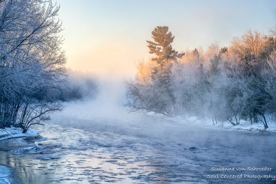 A frosty morning, Chippewa river 1