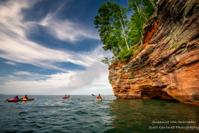 Kayak trip to the Mainland Sea Caves, Lake Superior 2