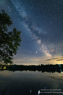 Milky Way at the Chippewa River, Wisconsin