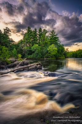 Little Falls - at the Flambeau river, Wisconsin 1