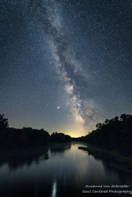 Milky Way and Jupiter, Chippewa river