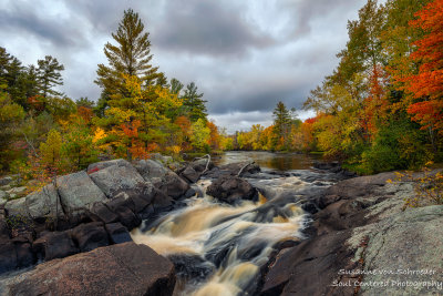 Little Falls, Flambeau River, Autumn 