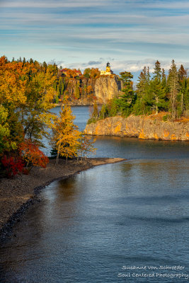 Split Rock lighthouse, fall colors 1