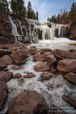 Ice at Gooseberry Falls