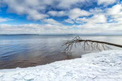 Lake Superior shore  near Bayfield, Wisconsin 
