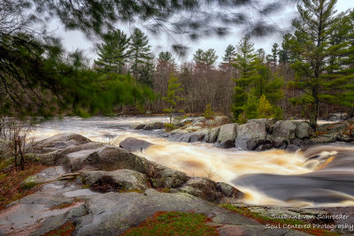 Little Falls on a rainy spring day