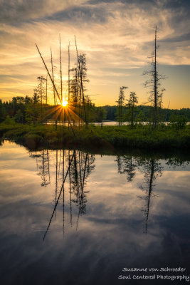 Sunset, Audie Lake