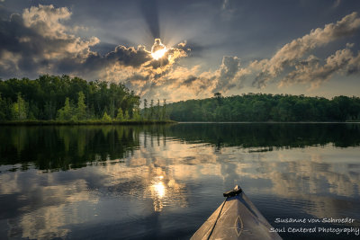 Sun and clouds - Audie Lake 3