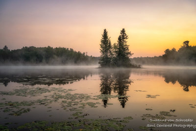 Sunrise colors, Audie Lake