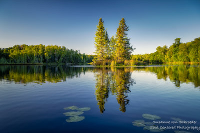 Kayaking on Audie Lake
