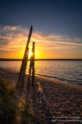 Lake Superior sunset, Cornucopia, WI 1