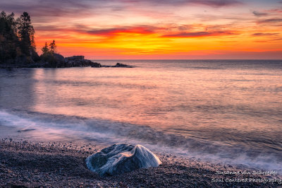 Intense colors at dawn, Lake Superior 2