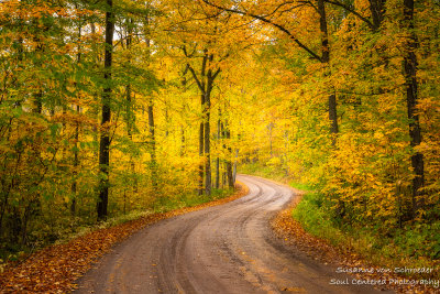 A fall drive through the Blue Hills, WI
