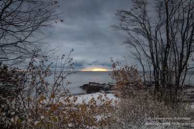 A very moody Lake Superior morning