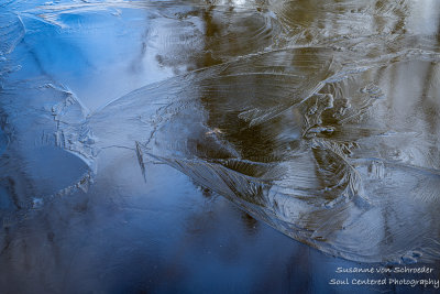 Intricate ice patterns