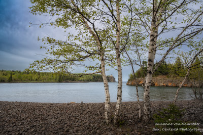 Cloudy spring day at Split Rock lighthouse 2