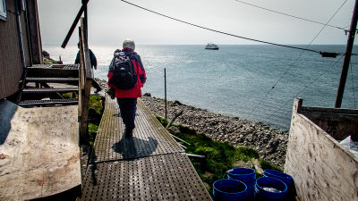 Walking Around Little Diomede