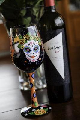 Wine & Sugar Skull