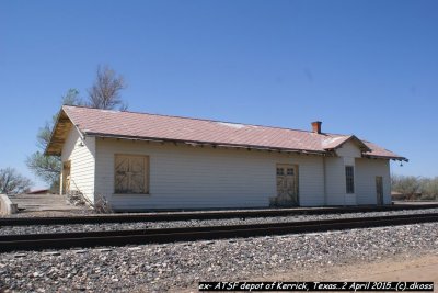 ex- ATSF depot of Kerrick, Texas