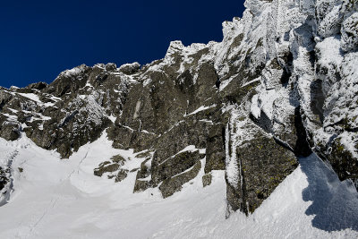 Ascending Lomnicky Peak 2634m, High Tatras