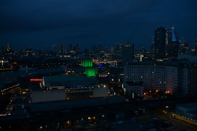 Southbank view from London Eye, London