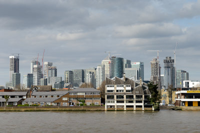 Canary Wharf from Greenwich, London
