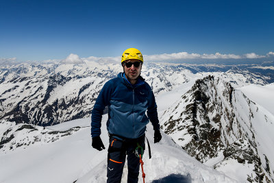 Myself on the summit of Groglockner 3798m, Hohe Tauern NP