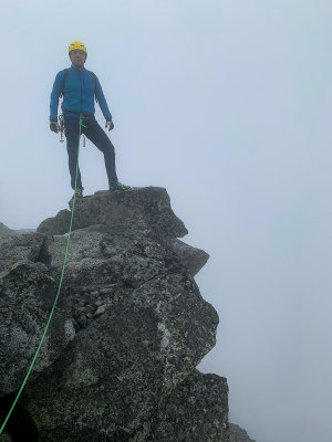 Myself on on the SW summit of Vysoka 2560m, High Tatras