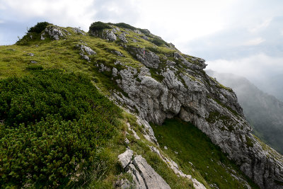 On the summit plateau of Kominiarski Peak 1829m, Tatra NP