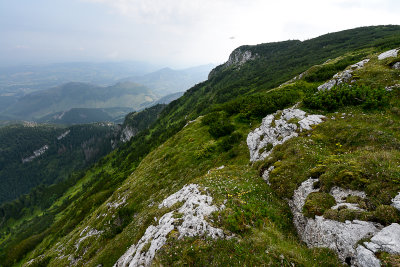 NE view from Kominiarski Peak 1829m, Tatra NP