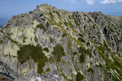 On the ridge between Mala Koszysta 2014m and Wielka Koszysta 2193m, Tatra NP