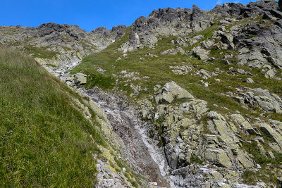 Under Krzyzne couloire, Tatra NP