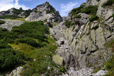 Under Wide Buczynowy couloire, Tatra NP