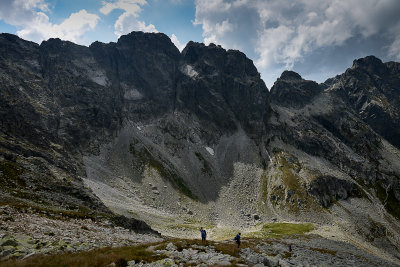 Kozia Valley with Kozi Peak 2291m behind, Tatra NP